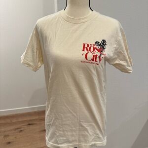 Rose City Cream Short Sleeve Tee